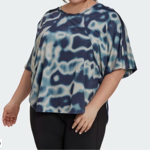 adidas Tops - Adidas x Honore Collab Training Shirt Size 2X in Hazy Emerald EUC